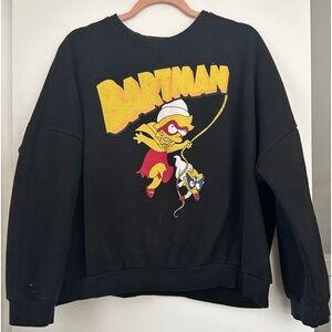 Vintage Simpsons Bartman crew neck sweater